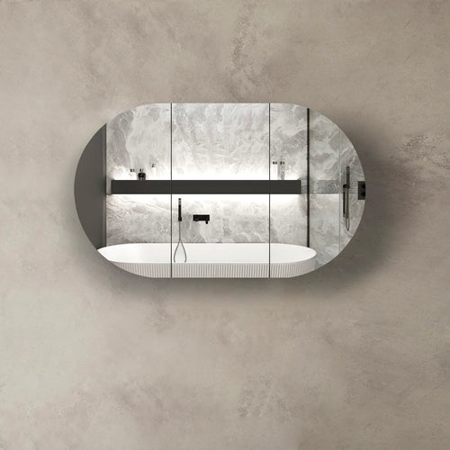 Oval Large Shaving Cabinet