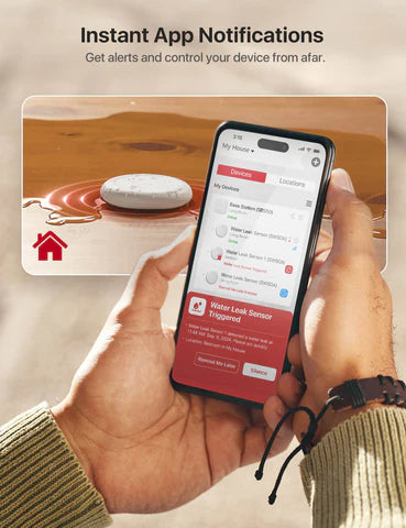 Ultra-thin Smart Water Leak Alarm Package | SWS0A41