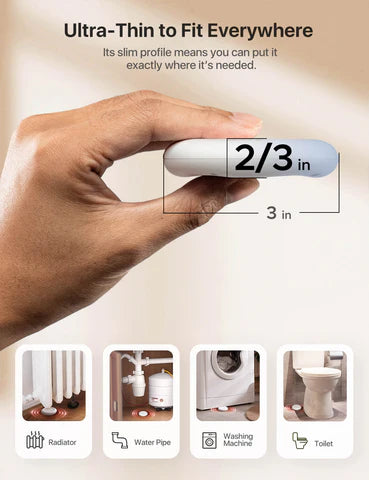 Ultra-thin Smart Water Leak Alarm Package | SWS0A41