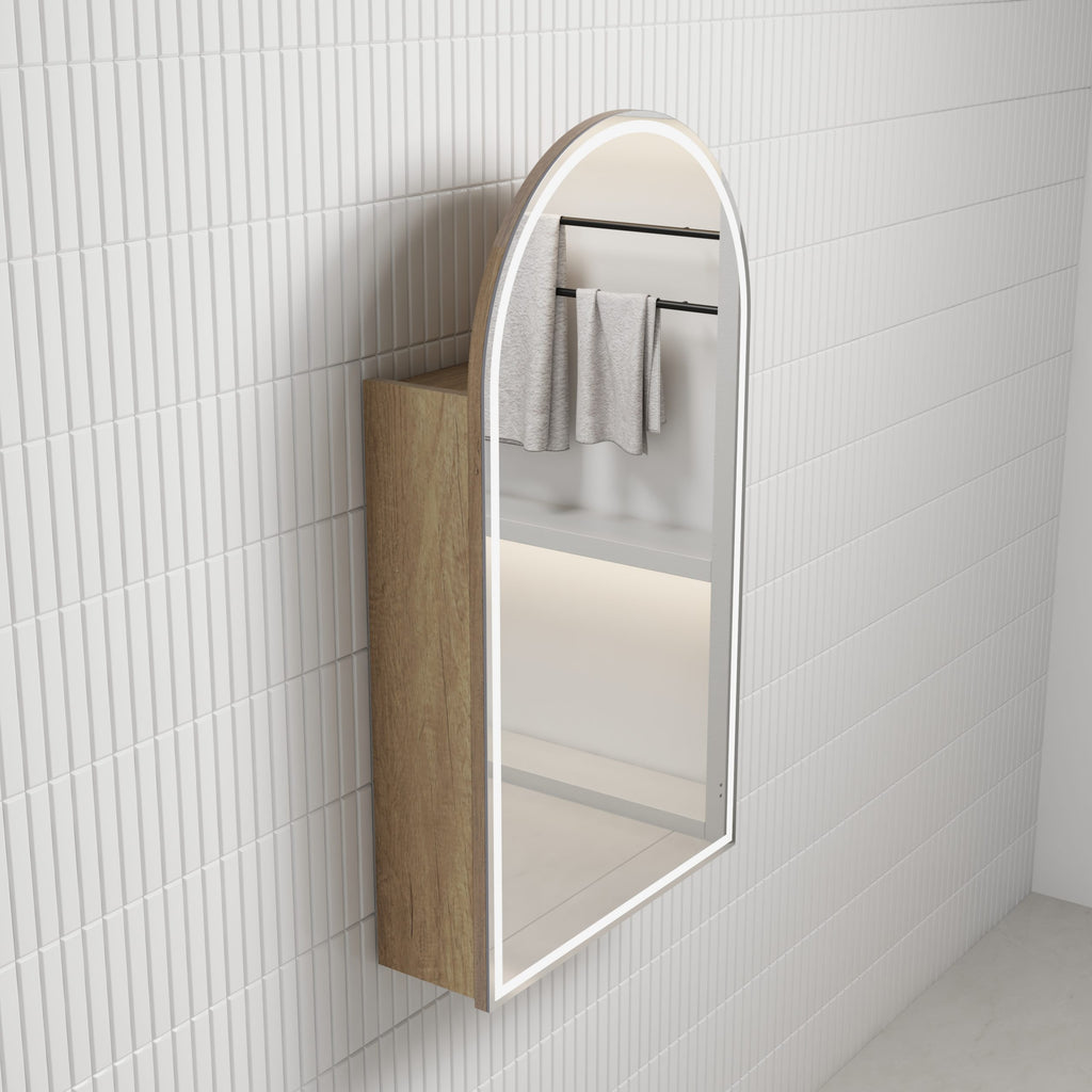 LED Arch Shaving Cabinet